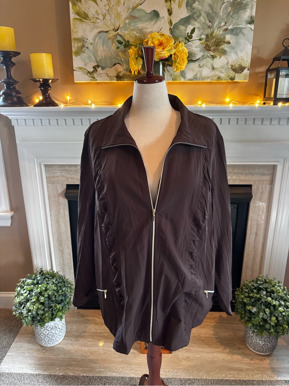 *NEW* Chico’s Zenergy Neema Classic Ruched Jacket - Size 2XL